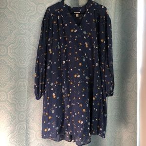 Women’s a.n.a XL floral tunic dress